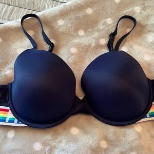 Victoria's Secret PINK Blue Seamless T-Shirt Bra